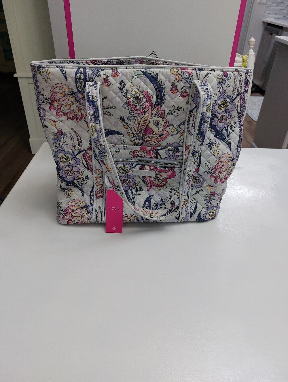 Vera Bradley Large Vera Tote Hummingbird Park NWT